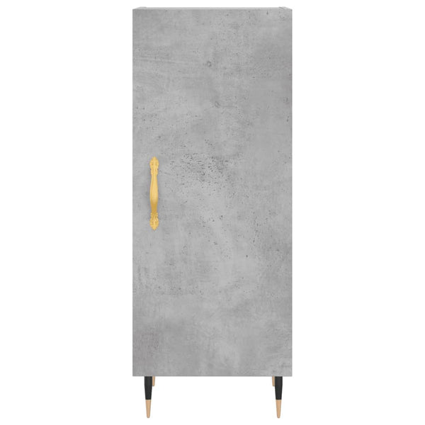 Schrank Samiza, betongrau, Maße 34,5x34x180cm (Holz)