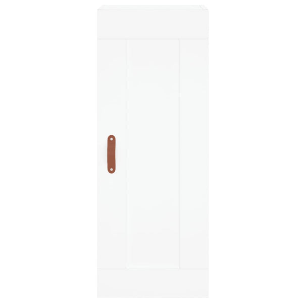 34,5x34x180cm weißer Schrank Wilhelme (Holz)