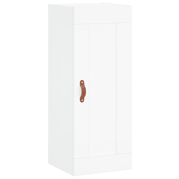 34,5x34x180cm weißer Schrank Wilhelme (Holz)