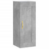 Betongrauer Schrank, Modell Samiza, 34,5x34x180cm (Holz)