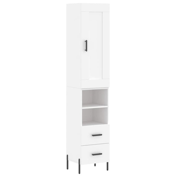 Schrank Torma weiß 34,5x34x180cm (Holz)