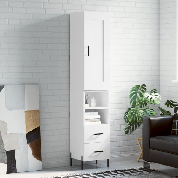 Schrank Torma weiß 34,5x34x180cm (Holz)
