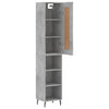 Betongrauer Condilia Schrank 34,5x34x180cm (Holz)