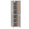 Wilhelme grauer Schrank 34,5x34x180cm (Holz)