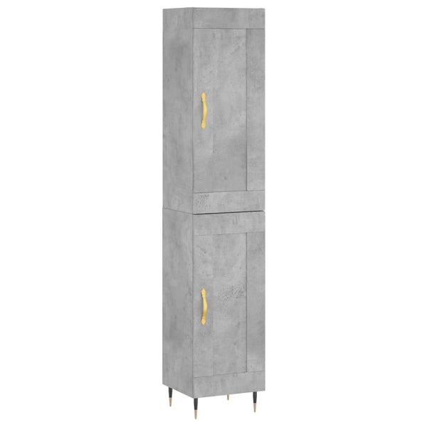 Samiza Schrank, betongrau, 34,5x34x180cm (Holz)