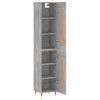 Samiza Schrank, betongrau, 34,5x34x180cm (Holz)