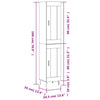 Condilia Schrank weiß 34,5x34x180cm (Holz)