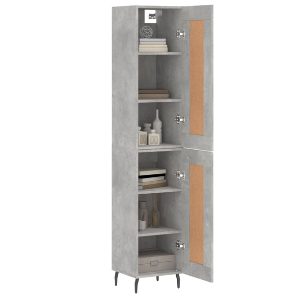 Condilia Schrank Betongrau 34,5x34x180cm (Holz)