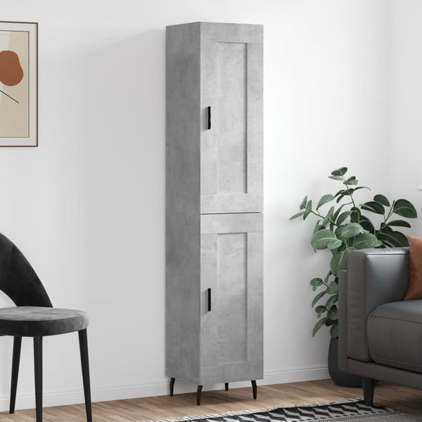 Condilia Schrank Betongrau 34,5x34x180cm (Holz)