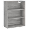 Ileleana grauer Schrank 69,5x34x180cm (Holz)