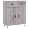 Ileleana grauer Schrank 69,5x34x180cm (Holz)