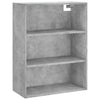 Neubahar Schrank, Betongrau, 69,5x34x180cm (Holz)