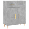 Neubahar Schrank, Betongrau, 69,5x34x180cm (Holz)