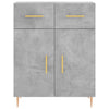 Neubahar Schrank, Betongrau, 69,5x34x180cm (Holz)