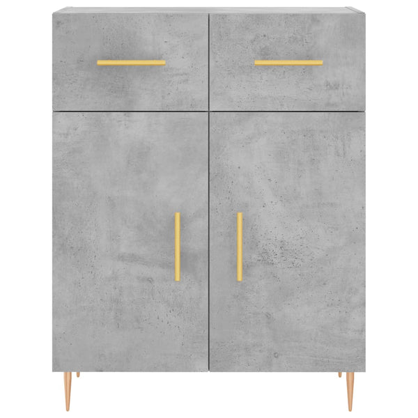 Neubahar Schrank, Betongrau, 69,5x34x180cm (Holz)