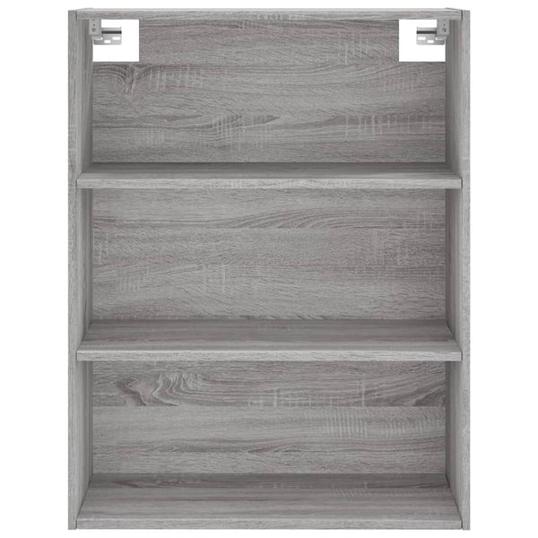 Grauer Holzschrank 69,5x34x180cm Neubahar