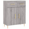 Grauer Holzschrank 69,5x34x180cm Neubahar