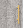 Grauer Holzschrank 69,5x34x180cm Neubahar