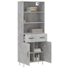 Myrtis Schrank, Betongrau, 69,5x34x180cm (Holz)