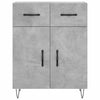 Myrtis Schrank, Betongrau, 69,5x34x180cm (Holz)