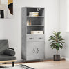 Myrtis Schrank, Betongrau, 69,5x34x180cm (Holz)