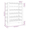 Viiniteline Vanghelea 61,5x30x82cm (mänty)
