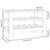 Weinregal Vanghelea 61,5x30x42cm (Kiefer)