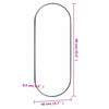 Wandspiegel Allyende 40x90cm (oval)