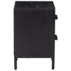 Nachttische schwarz Contact 36x30x45cm (2 Stk. Kiefer)