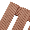 Braune Blumenkästen Ghitica 30x30x7,5cm (4 Stück WPC)