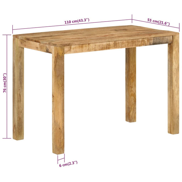 Esstisch Ifimita 110x55x76cm (Mangoholz)