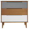 Ruskea kaappi molde Lavente 80x40x80cm (mänty)
