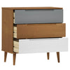 Ruskea kaappi molde Lavente 80x40x80cm (mänty)
