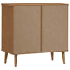 Ruskea kaappi molde Lavente 80x40x80cm (mänty)