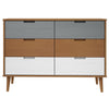 Brauner Schrank Molde Jenei 113x40x80cm (Kiefer)