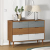 Brauner Schrank Molde Jenei 113x40x80cm (Kiefer)