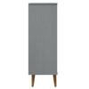 Grauer Schuhschrank molde Leorint 59,5x35x103cm (Kiefer)