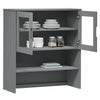 Grauer Oberschrank Molde Vuchita 90x35x100cm (Kiefer)