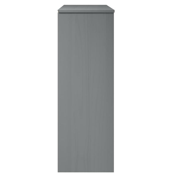 Grauer Oberschrank Molde Vuchita 90x35x100cm (Kiefer)