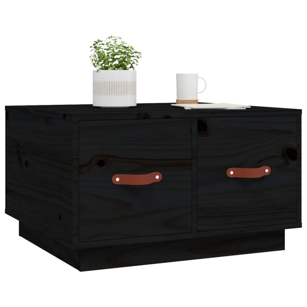 Couchtisch Revena schwarz 60x53x35cm (Kiefer)