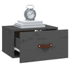 Grauer wandmontierter Nachttisch Cioinigel 40x29,5x22cm