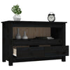 Schwarzer TV-Schrank Carpo 79x35x52cm (Kiefer)
