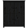 Schwarze Kommode Erusaliu 83x41,5x100cm (Kiefer)