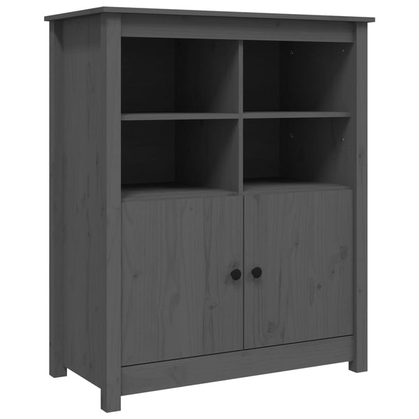 Graues Sideboard Ionidia 83x41,5x100cm (Kiefer)