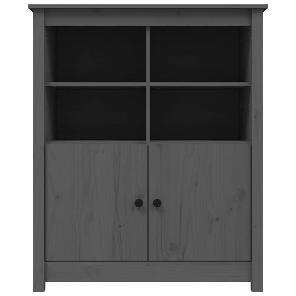 Graues Sideboard Ionidia 83x41,5x100cm (Kiefer)
