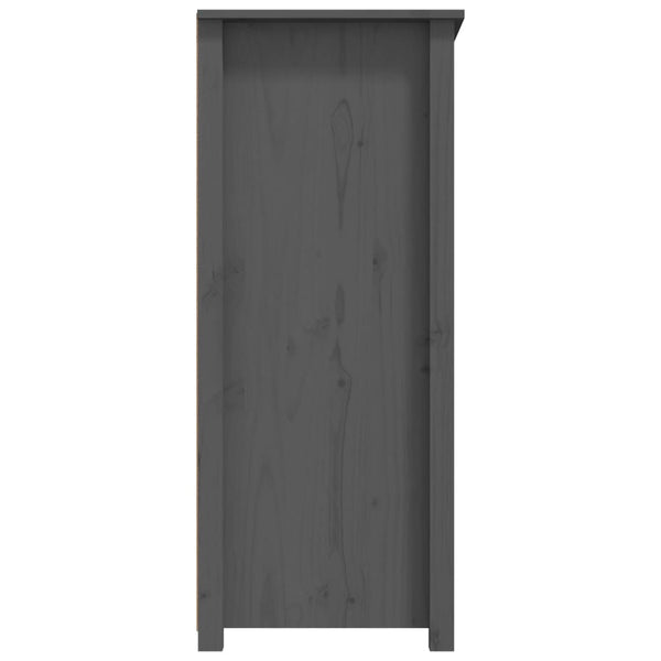 Graues Sideboard Ionidia 83x41,5x100cm (Kiefer)