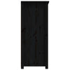 Schwarzes Sideboard Ionidia 83x41,5x100cm (Kiefer)
