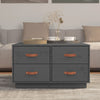 Couchtisch Iverson 80x80x45cm (Kiefer, grau)