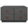 Couchtisch Iverson 80x80x45cm (Kiefer, grau)