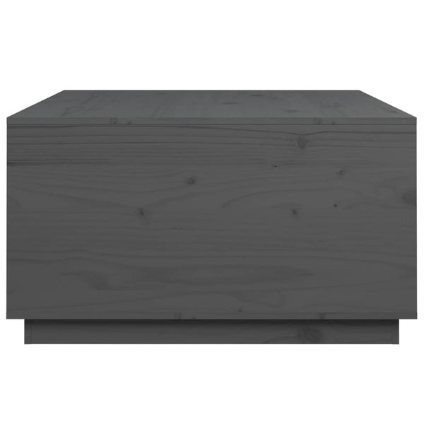 Couchtisch Iverson 80x80x45cm (Kiefer, grau)